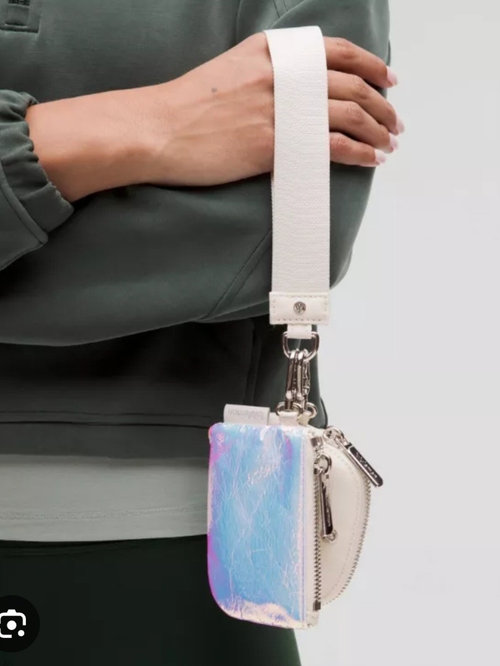 lululemon athletica Iridescent Dual Pouch Wristlet, New Without Tags